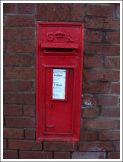 Post Box, Upper Longdon