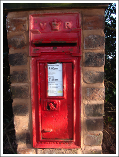 Post Box at Ash Cross
