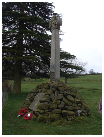 Alderwasley First and Second World War Memorial Cross, Alderwasley Park