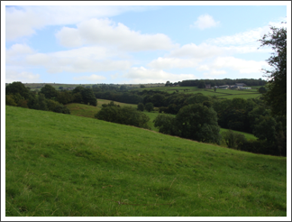 Shirley Hollow from coffee stop