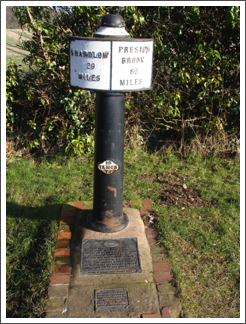 Trent & Mersey Mile Post, Handsacre