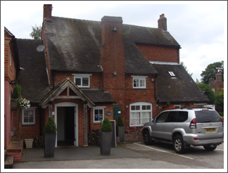 As penance, the back of the pub