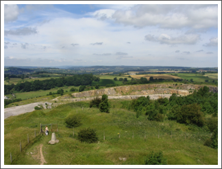 North from Sherwood Foresters Memorial
