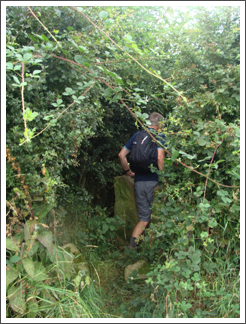 Hidden exit
