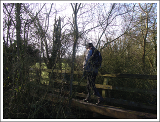 Crossing the first bridge