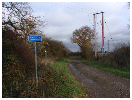 Cycle route - not