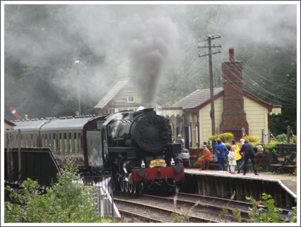 S160 no. 5197 leaving Consall